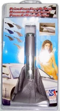 Auto Gs Φούσκα Χειροφρένου Γκρι με Λεβιέ Νίκελ