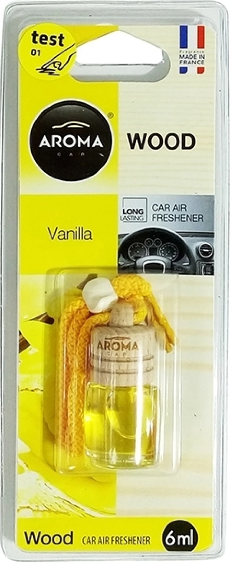 Aroma Car Αρωματικό Μπουκαλάκι Κρεμαστό Βανίλια 6ml