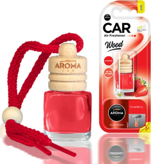 Aroma Car Αρωματικό Μπουκαλάκι Κρεμαστό Φράουλα 6ml