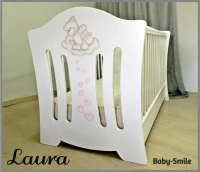 Baby Smile Laura White & Pink