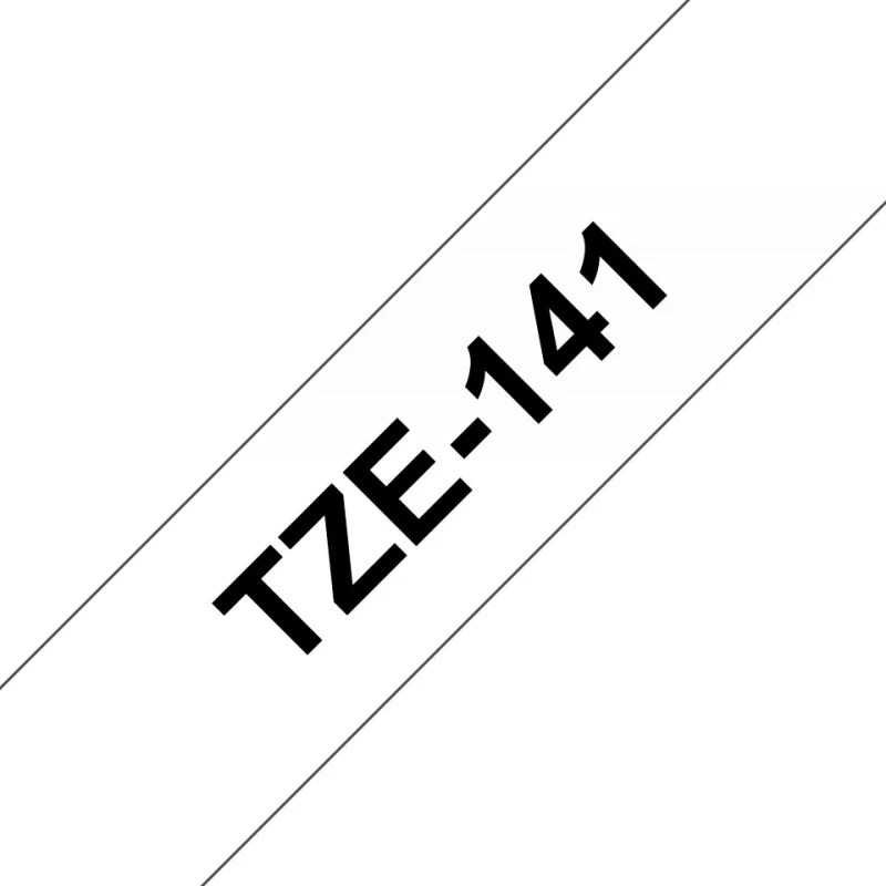 Brother TZE-141 Ταινία Ετικετογράφου (8m x 18mm) Διάφανο