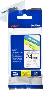 Brother TZE-151 Ταινία Ετικετογράφου (8m x 24mm) Διάφανο
