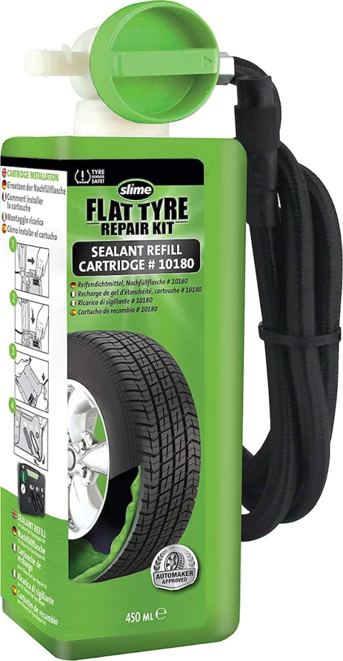 Slime Flat Tyre Repair Kit Ανταλλακτικό Υγρό Επισκευής Ελαστικών 450ml