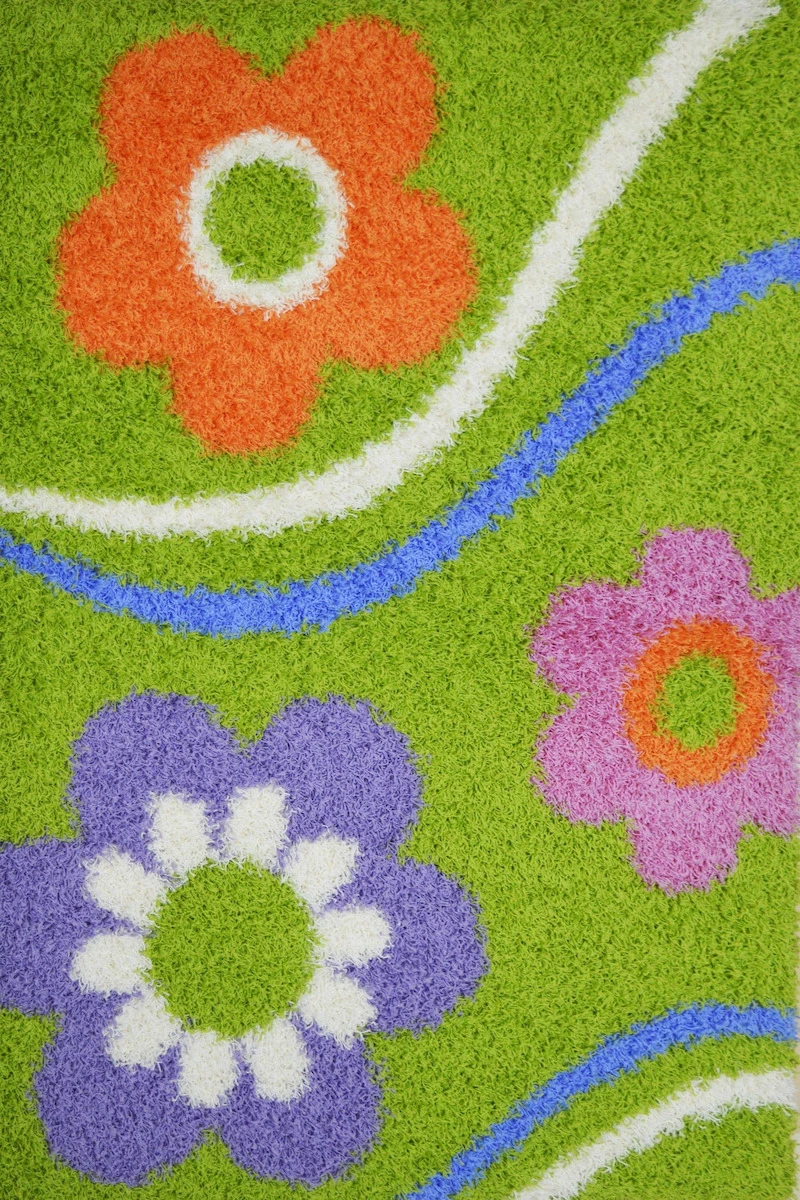 Sprintzios Παιδικό Χαλί Συνθετικό 66x200cm Next Shaggy 1134 Green