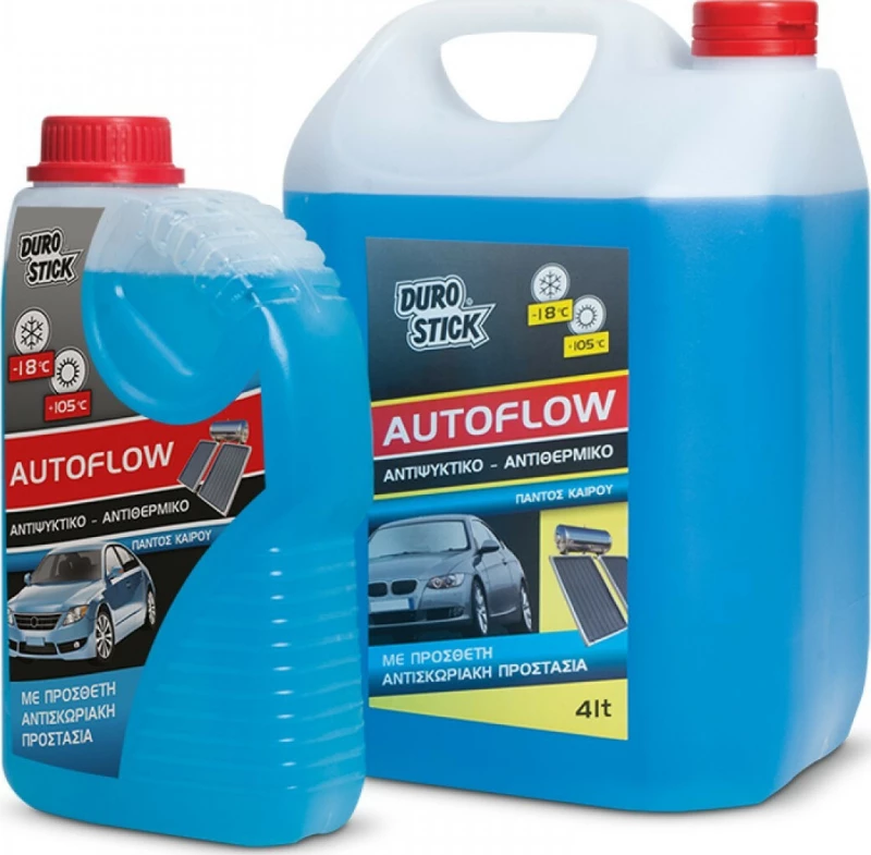 Durostick Autoflow Αντιψυκτικό -18°C/105°C Μπλε 4lt