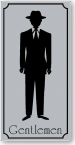 Ergo Πινακίδα WC Ανδρών 572409.0007