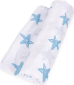 Interbaby Πάνα Αγκαλιάς Blue 120x120cm