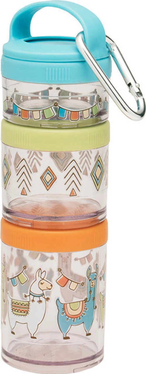 Sugarbooger Mama Llama Twist + Snack Stacker Green