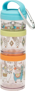 Sugarbooger Mama Llama Twist + Snack Stacker Green