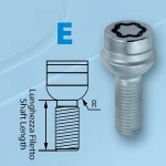 Lampa Μπουλόνια Ασφαλείας 14x1.5/37.1mm/19 Σφαιρικά E170