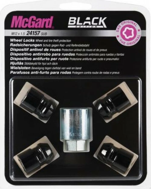 Lampa Παξιμάδια Ασφαλείας 12x1.5/32,5mm/19 Κωνικά F150 Black