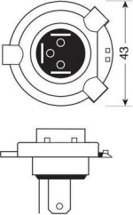 Lampa H4 Xenon Top 12V 2τμχ