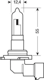 Lampa HB3-9005 Blu-Xe 2τμχ