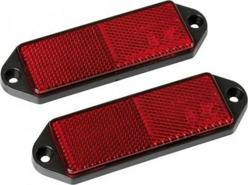 Lampa Αντανακλαστικά Κόκκινα Euro-Norm 90x35mm 2τμχ