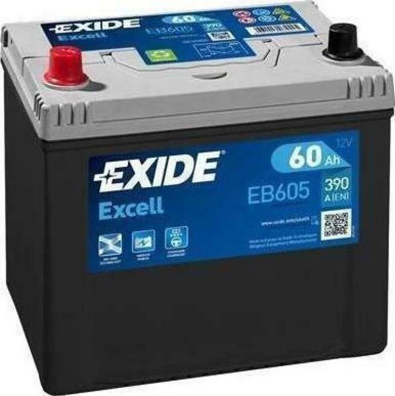 Exide Excell 60Ah EB605