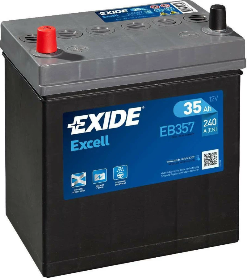 Exide Excell 35Ah EB357