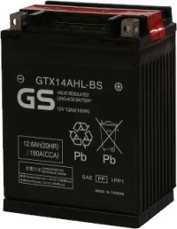 Μπαταρία Μοτοσυκλέτας Gs Gtx14Ahl-Bs 12V 12Ah