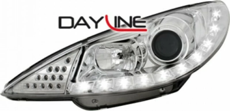 Dectane Dayline Μπροστινά Φανάρια για Peugeot 206 02-07 2τμχ