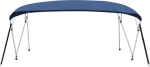 vidaXL Τέντα Σκάφους με 4 Αψίδες 243x(230-244)x137cm Μπλε