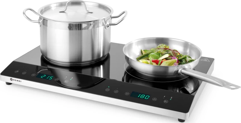 Εστία Επαγωγική Διπλή 3500W (Induction) Ηλεκτρονική Hendi 239445