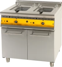 Sergas Gf8S7 (Εξουσιοδοτημένο Service - Επίσημος Μεταπωλητής) Επιδαπέδια Φριτέζα Υγραερίου Διπλή 2X10Lit