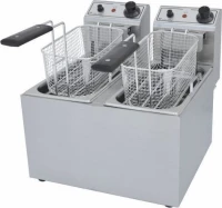 Φριτεζα Διπλη Επαγγελματικη Μονοφασικη 2*4Lt Tzethan Φ1004