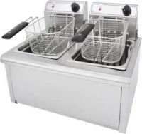Φριτεζα Διπλη Επαγγελματικη Τριφασικη 2*5-7Lt Tzethan Φ1002/380