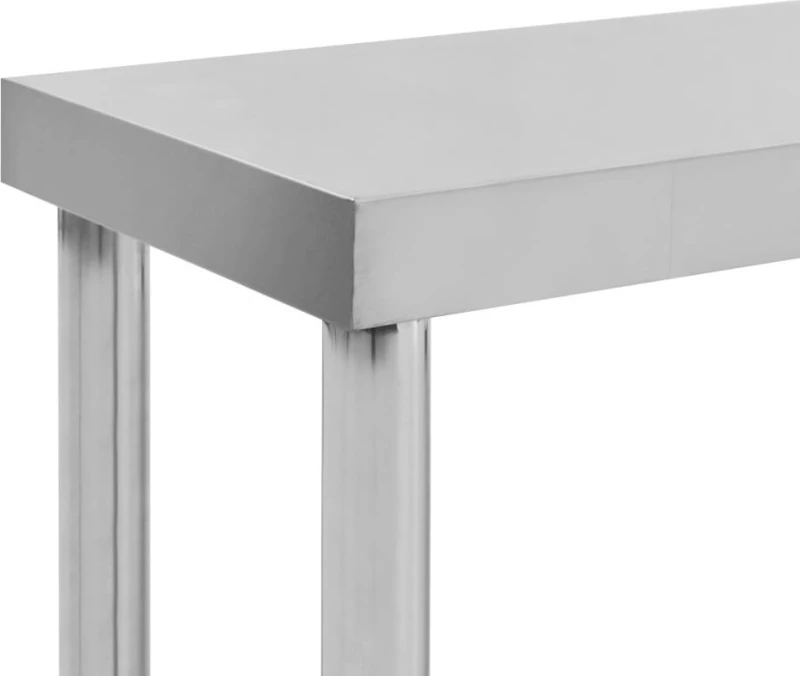 Ράφι Επιτραπέζιο για Πάγκο Εργασίας 120x30x35 εκ. Ανοξ. Ατσάλι