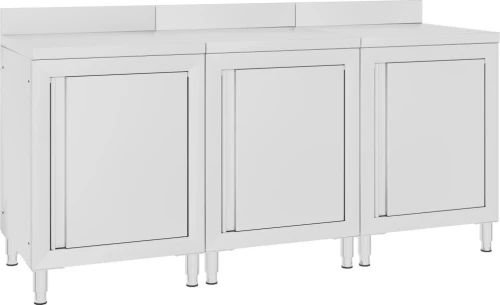 Ερμάριο Πάγκος Εργασίας 180 x 60 x 96 εκ. από Ανοξείδωτο Ατσάλι