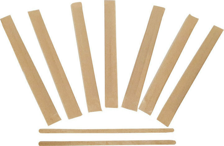 Getcoffee Αναδευτήρας Ροφήματος 14cm 250τμχ Καφέ