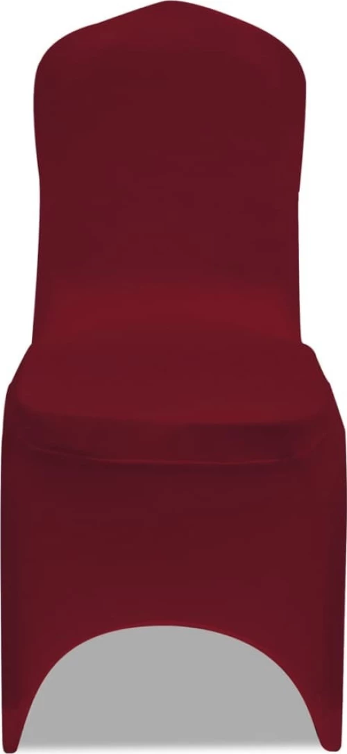 vidaXL Ελαστικό Καλύμματα Καρέκλας Μπορντό (30τμχ)