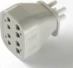 Wonjin Power Q1000 Αντάπτορας Σύνδεσης 2 Σωλήνων για Συσκευή Λεμφικού Μασάζ