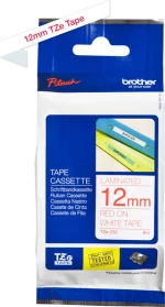 Brother TZE-232 Ταινία Ετικετογράφου (8m x 12mm) Λευκό