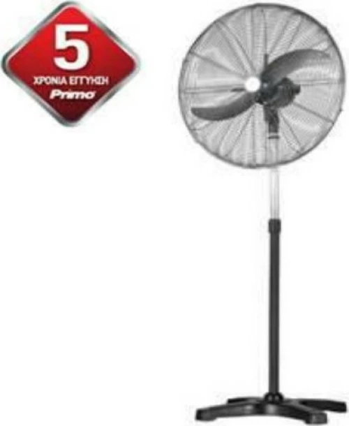 Primo Ανεμιστήρας Ορθοστάτης 20” 50Cm Prsf-80513 Primo Βιομηχανικός Μαύρος 140W (800513)