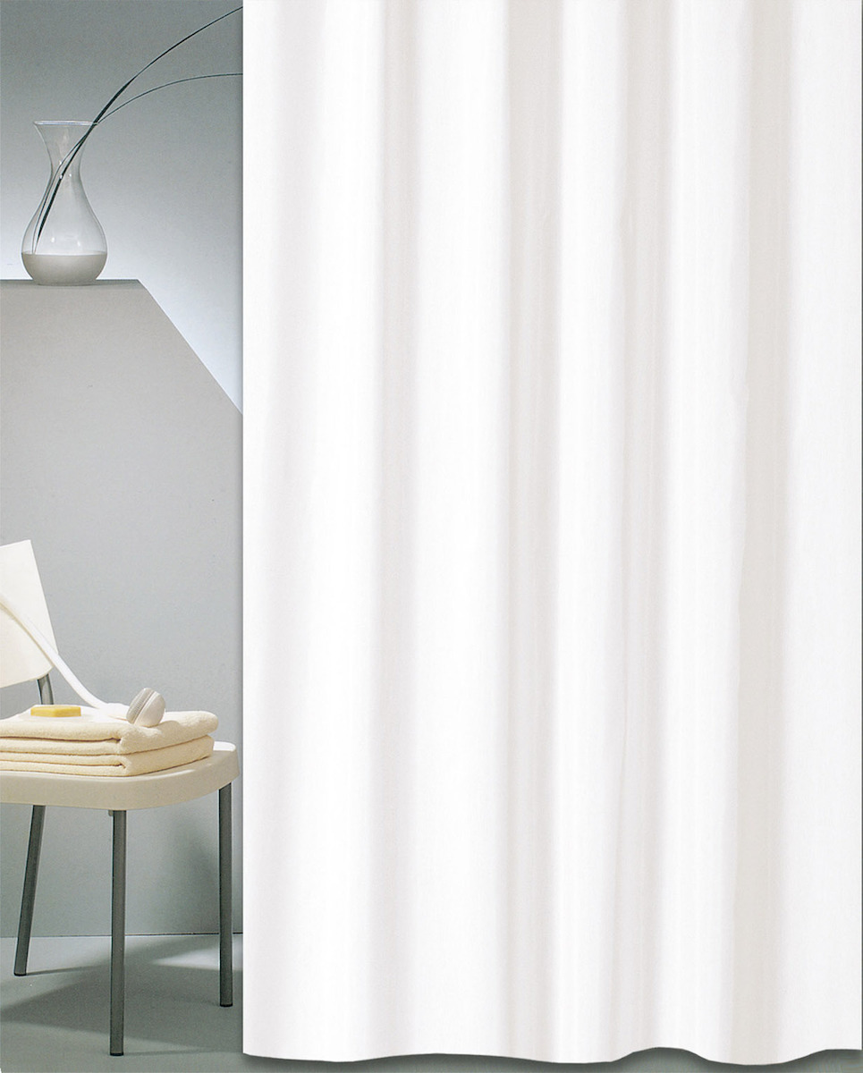 Κουρτίνα μπάνιου ξενοδοχείου SOLID λευκό 180X240