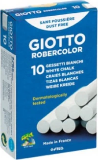 Κιμωλίες λευκές Giotto 10τμχ