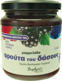 Βιο Αγρός Μαρμελάδα Βιολογική Φρούτα του Δάσους 320gr Χωρίς Προσθήκη Ζάχαρης