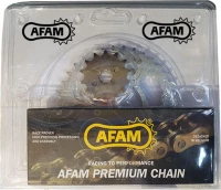 Afam Σετ Γρανάζια Αλυσίδα Yamaha Crypton 115 R1 Gold
