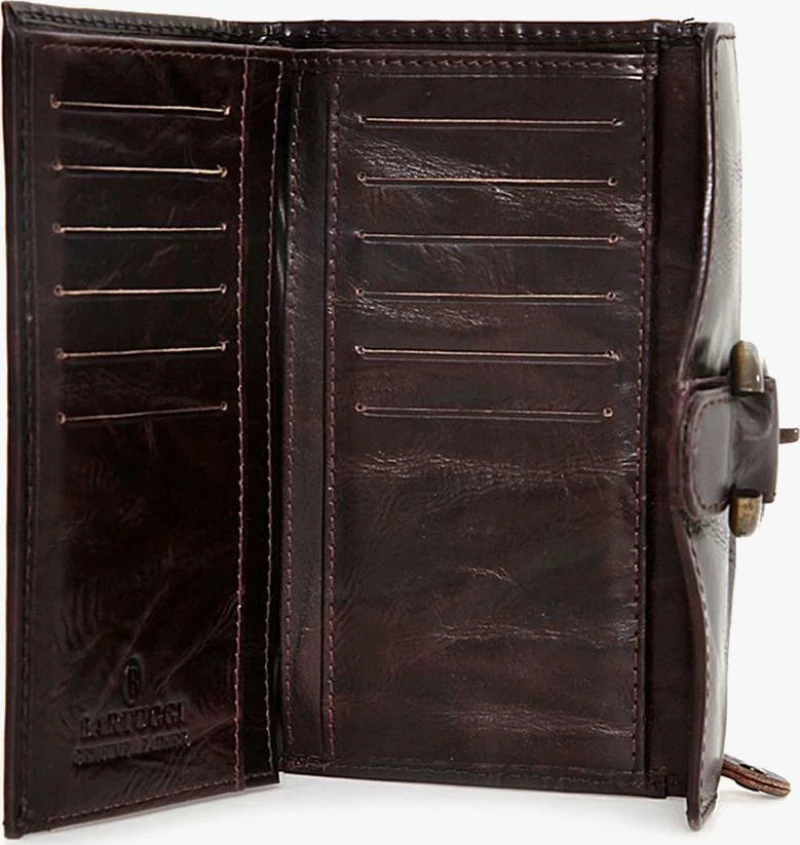 Δερμάτινο Γυναικείο Πορτοφόλι (501-3709-brown)