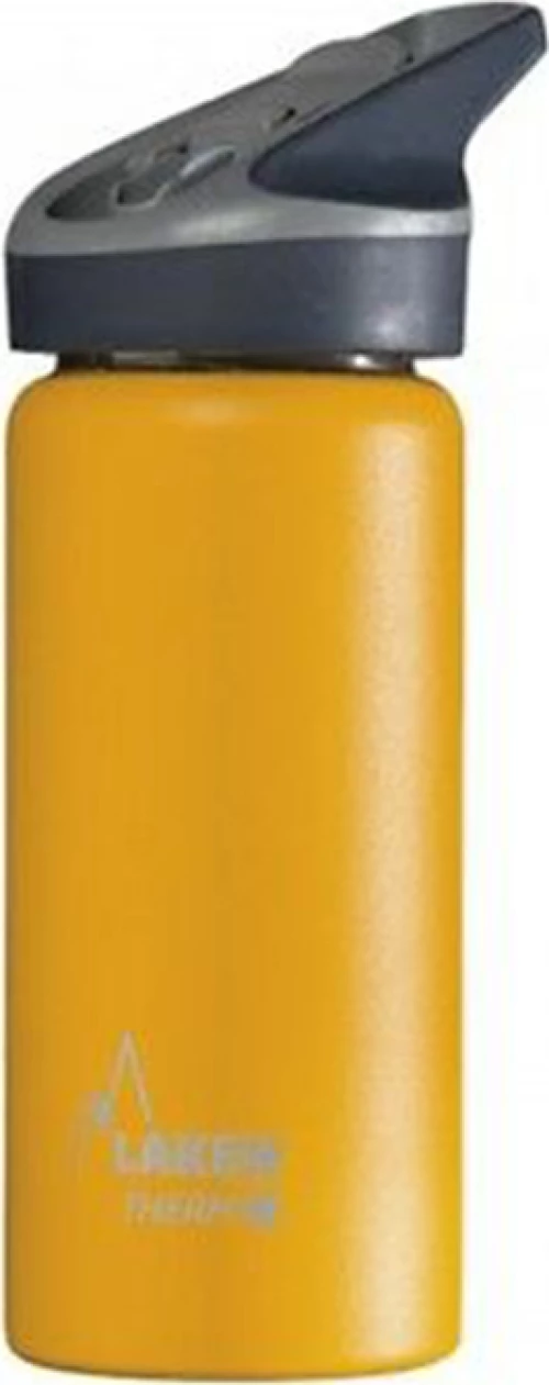 Laken Θερμός με Πώμα Jannu Κίτρινο 0.5lt