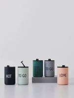Design Letters: Θερμός ποτήρι από ανοξείδωτο ατσάλι "Hot" 350ml