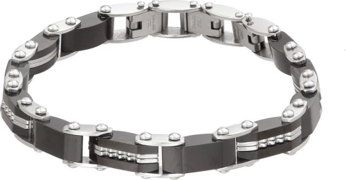 Visetti Ανδρικό Βραχιόλι Χειροπέδα από Ατσάλι