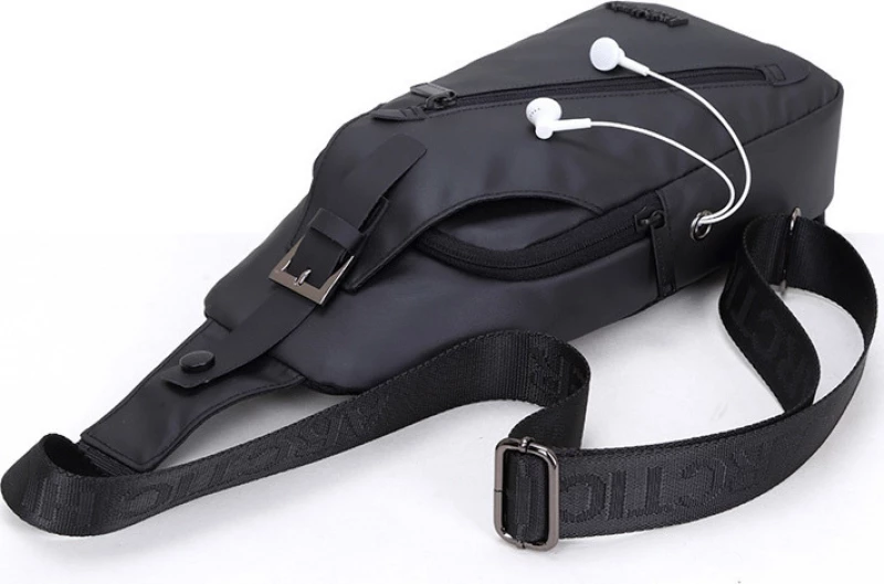 Τσάντα Crossbody Arctic Hunter Αδιάβροχη Μαύρη XB13006-BK