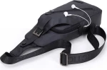 Τσάντα Crossbody Arctic Hunter Αδιάβροχη Μαύρη XB13006-BK