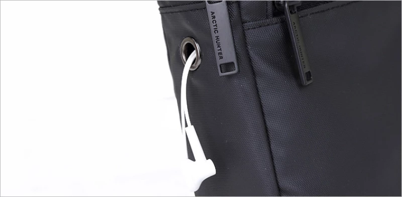 Arctic Hunter Τσάντα Crossbody Xb13001-Bk, Αδιάβροχη, Μαύρη