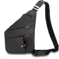 Arctic Hunter Τσάντα Crossbody Xb00041-Bk, Αδιάβροχη, Μαύρη
