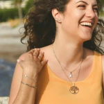 Κολιέ από ασήμι 925° Χελωνάκι με λευκά ζιρκόνια