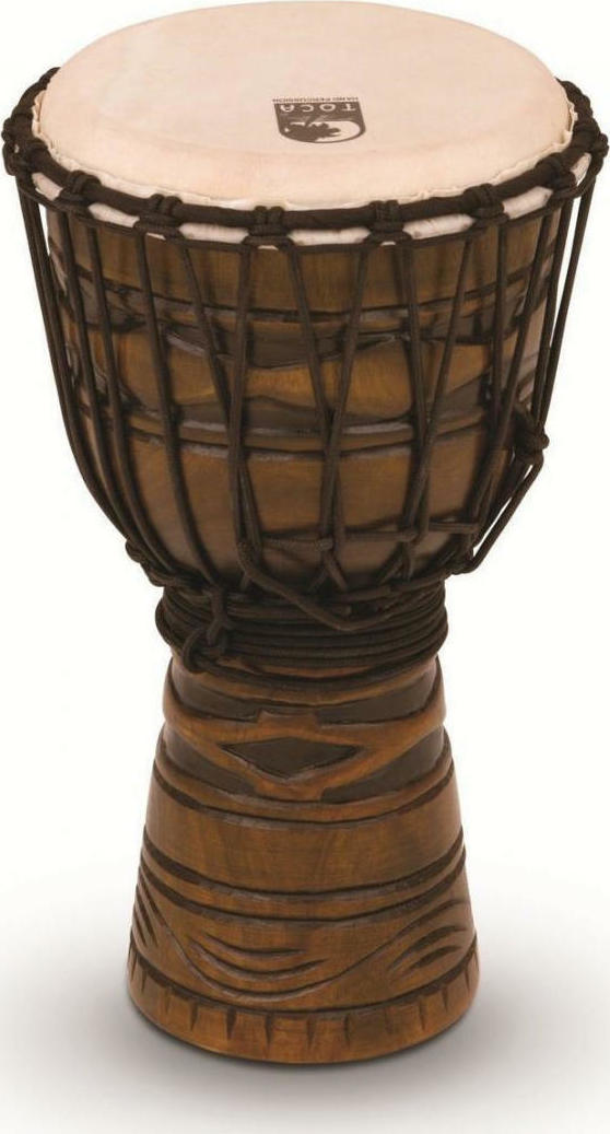 Toca Percussion Origins Series Traditonal Djembe Tribal Mask 8"