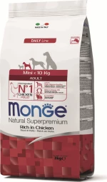 Monge Adult Mini Chicken 3kg