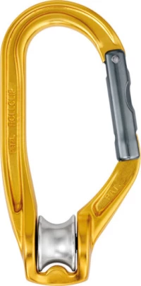 Καραμπίνερ με τροχαλία Petzl Rollclip / P74